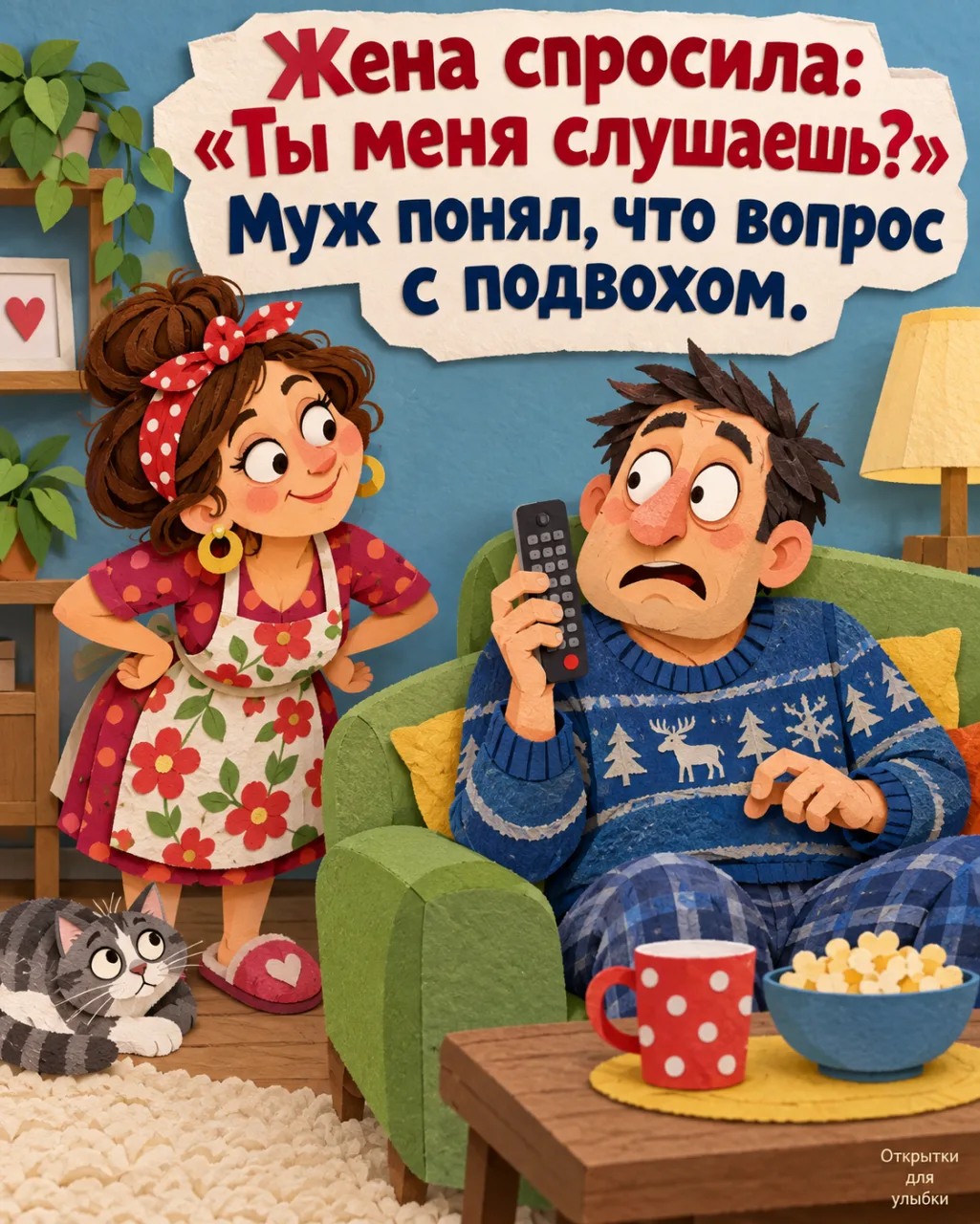 🙈 Иногда лучше не задавать мужу вопросов. Особенно если очень хочется услышать правду.