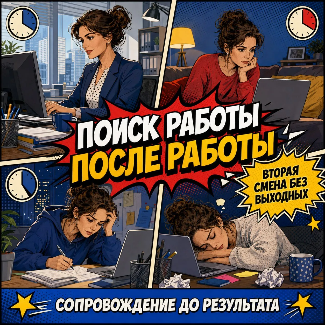😮‍💨 ПОИСК РАБОТЫ ПОСЛЕ РАБОТЫ