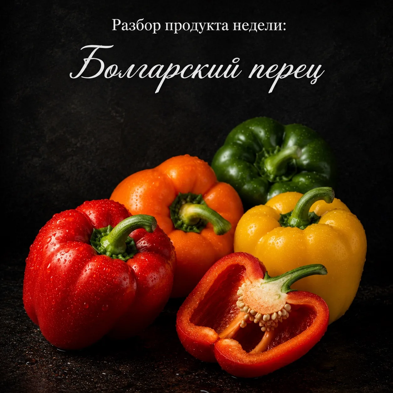 🫑 Разбор продукта недели: Болгарский перец

Болгарский перец — один из рекордсменов по содержанию в