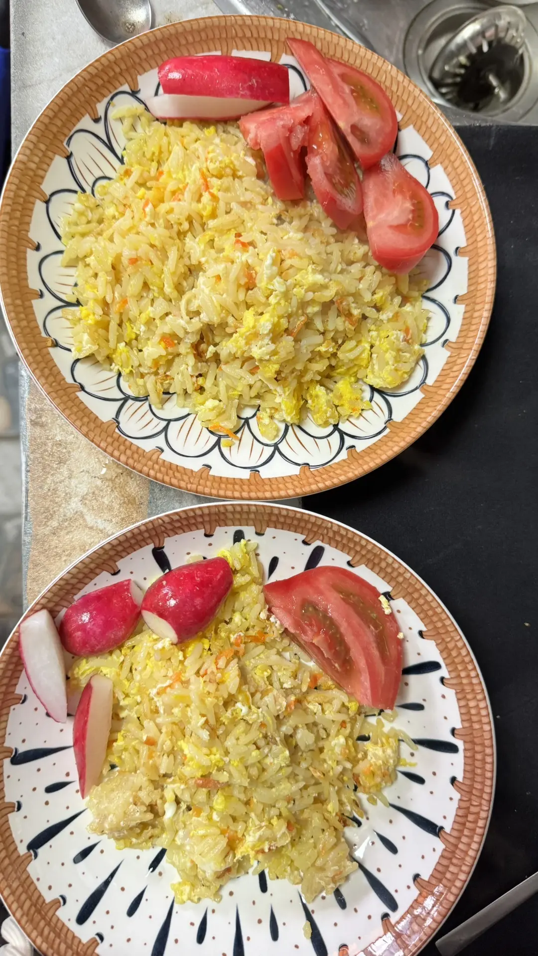Сашкина и моя порция