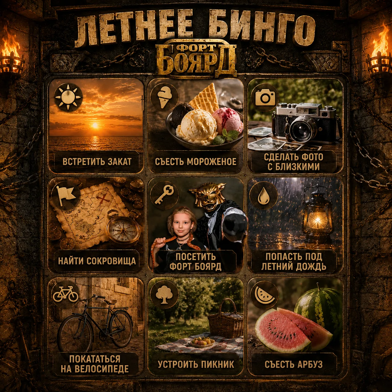 🌞 Летнее бинго уже здесь!