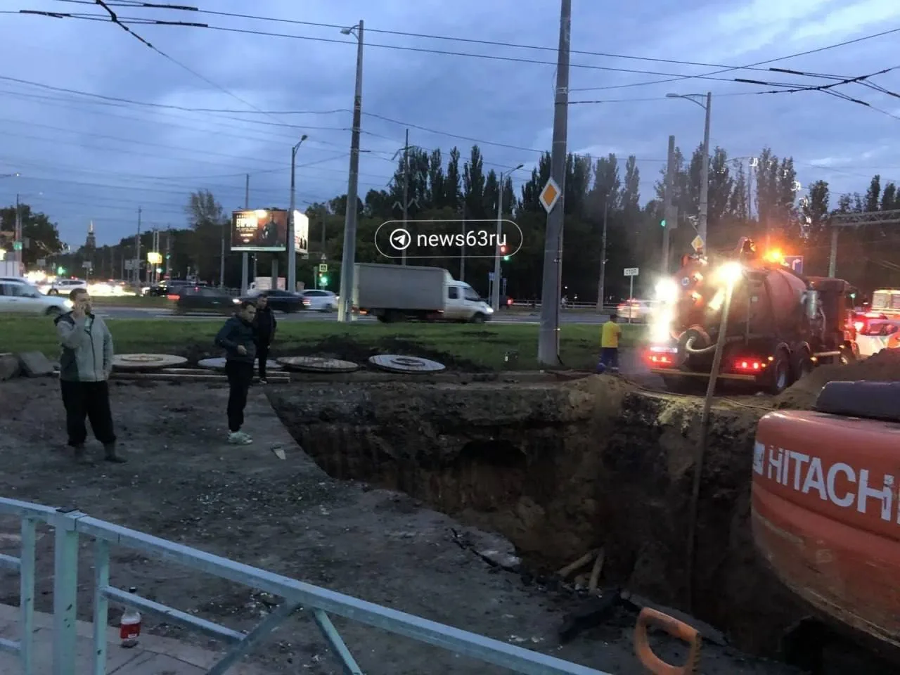 Кольцо XXII Партсъезда и Московского шоссе частично перекрыли