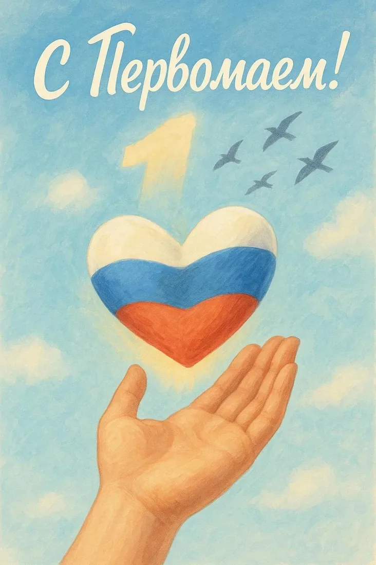 🌷 С Первомаем!