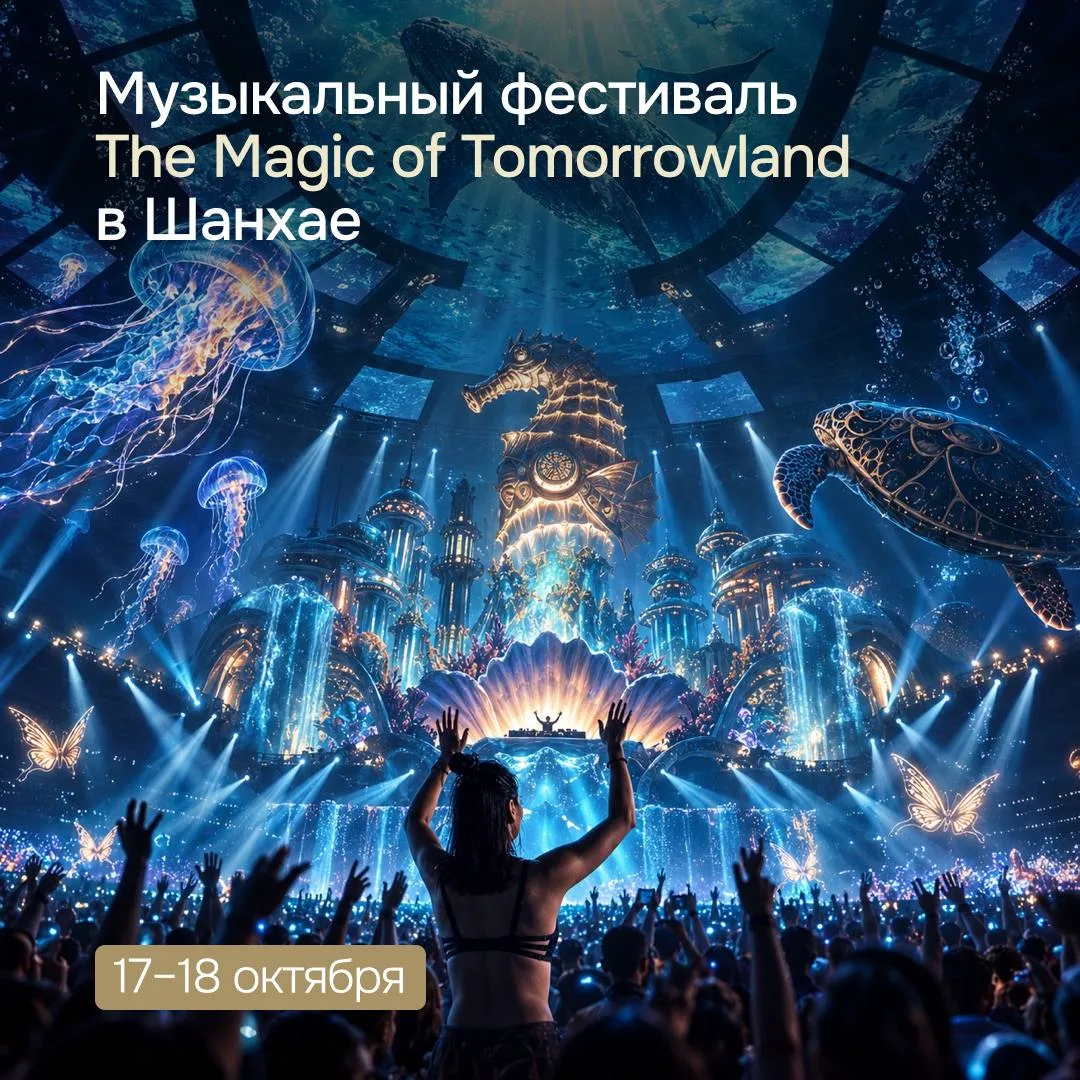 Фестиваль музыки The Magic of Tomorrowland в Шанхае — 17–18 октября