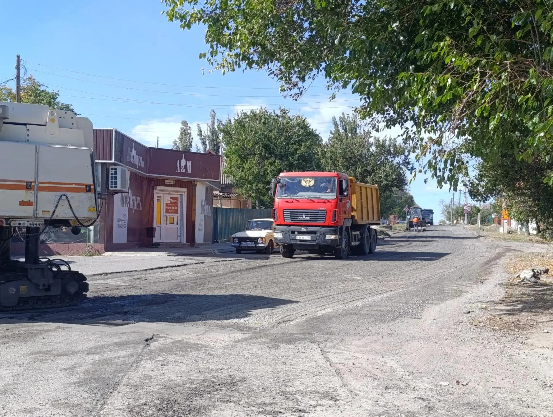Вниманию водителей: дорожные работы на ул. Мичурина и К. Либкнехта!