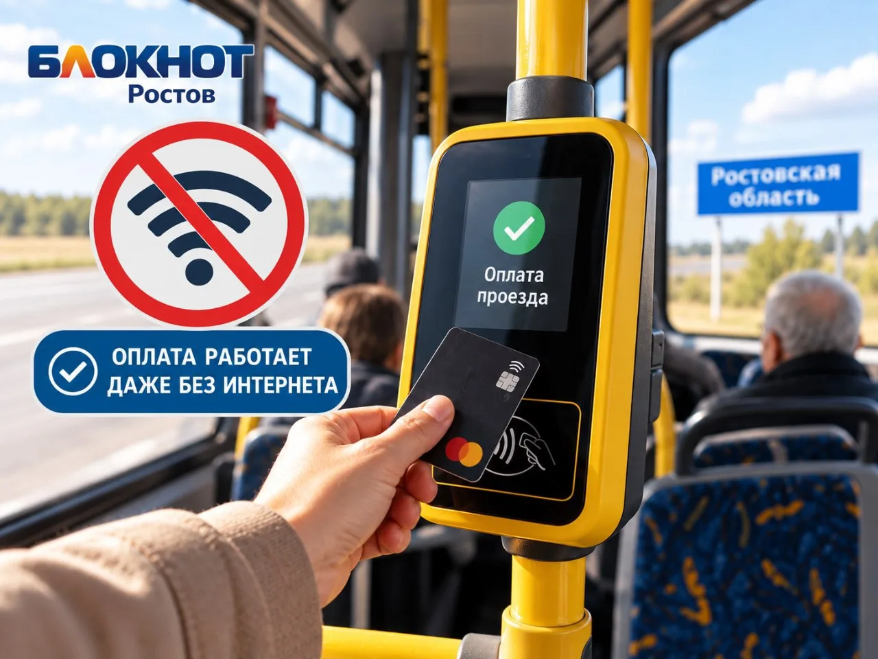 💳 В автобусах Ростовской области можно будет платить картой даже без интернета