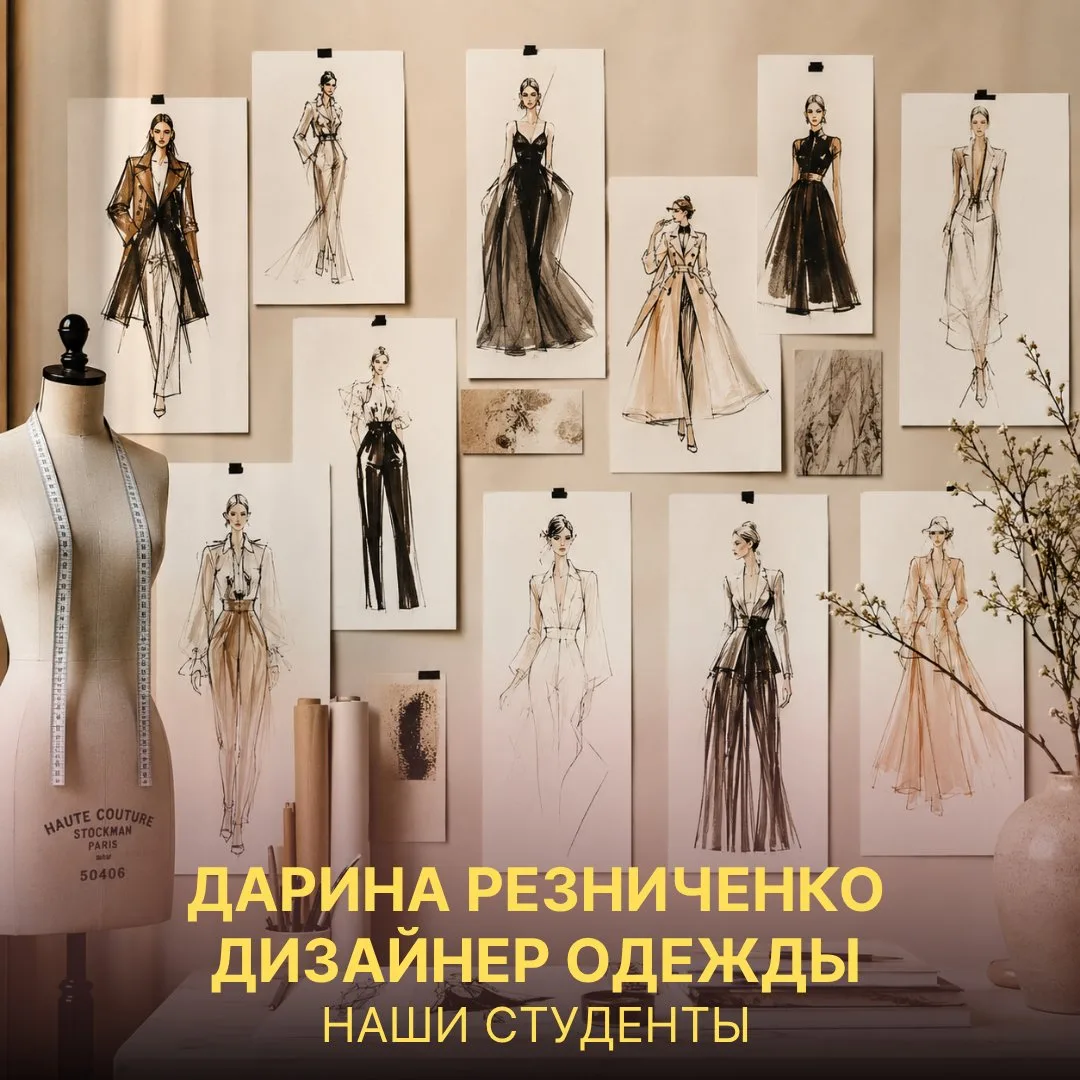Дарина Резниченко прошла обучение на курсе "Юный дизайнер одежды" в нашей школе. На кур...