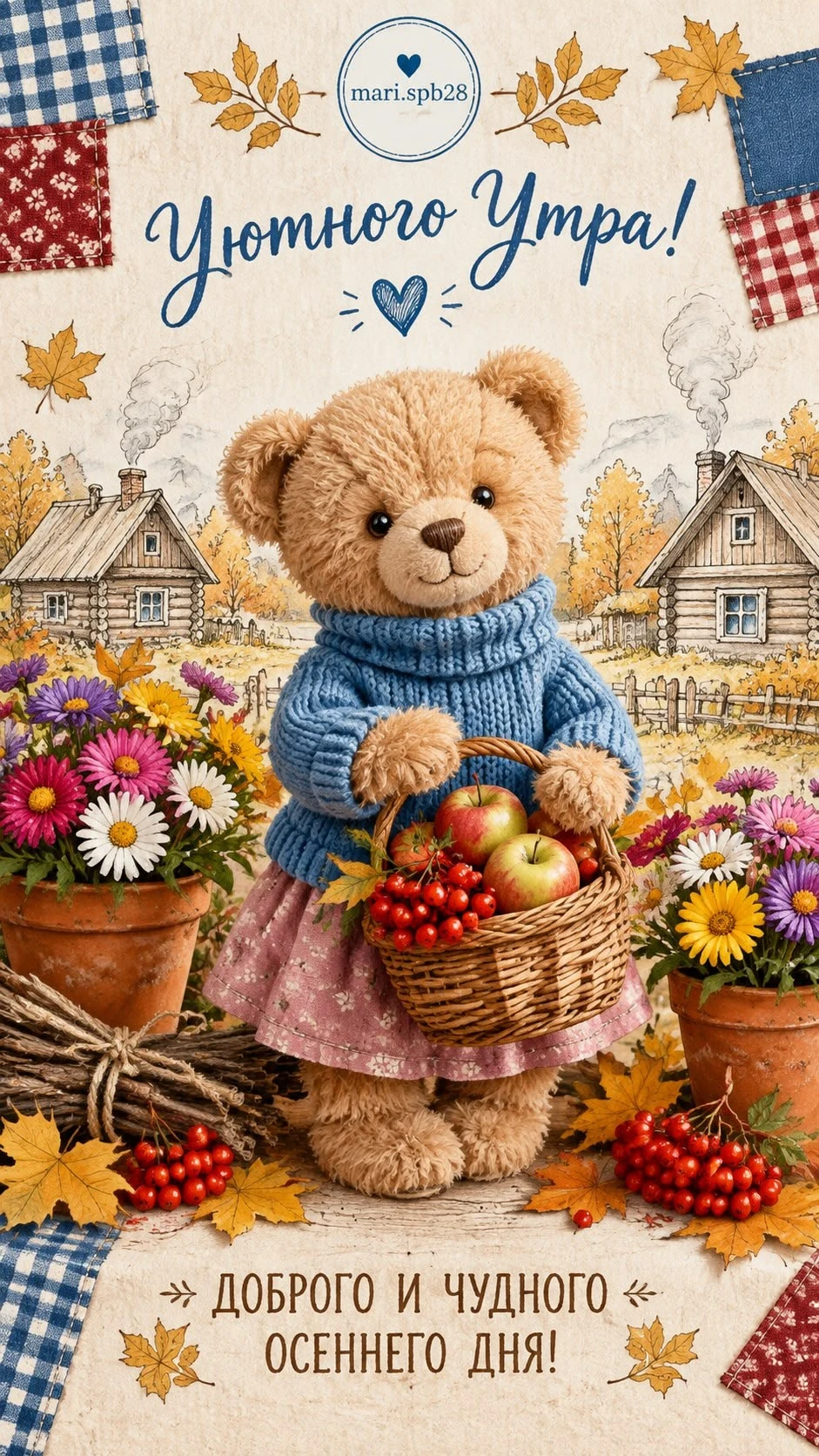 🥰 Оставляйте реакции, если понравилась открытка и делитесь с близкими ❤️