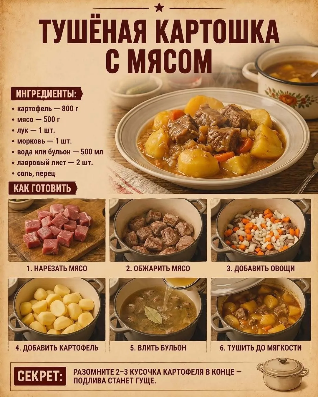 Тушенка с мясом