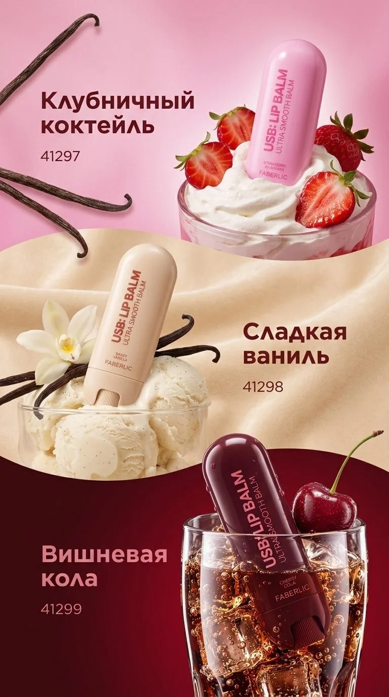 Увлажняющий оттеночный бальзам для губ USB Lip Balm