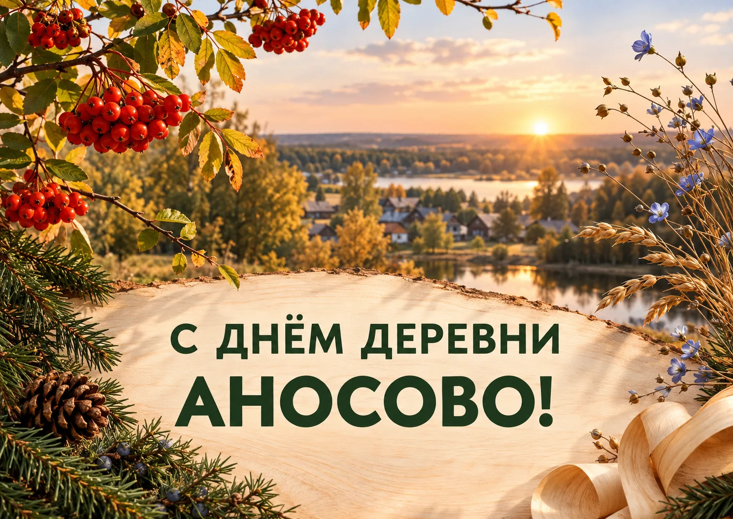 Уважаемые жители деревни Аносово!