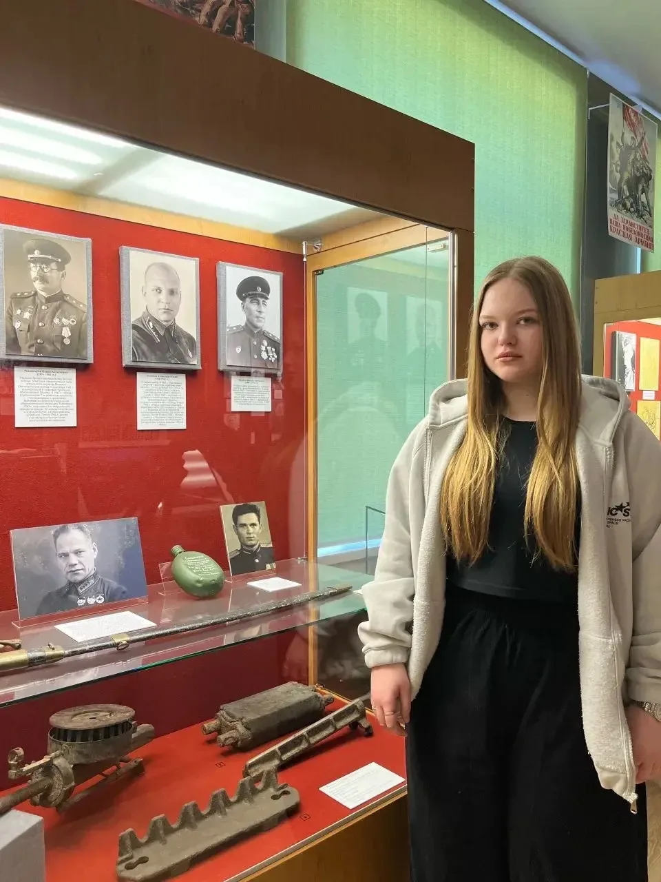 🇷🇺Студенты патриотического объединения " Наследники ПОБЕДЫ" ( руководитель Бобряшова С.А.) посетили 