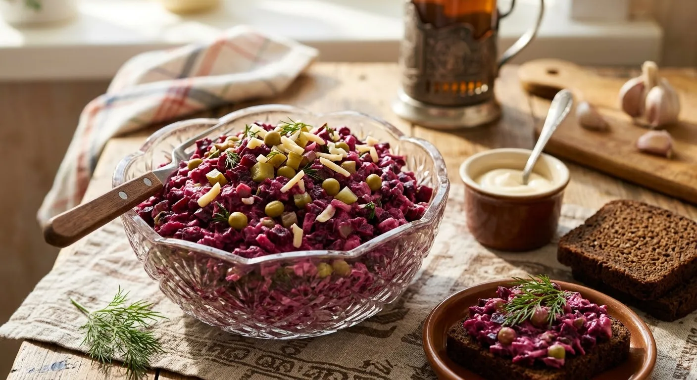 🥗 Легендарная советская закуска «Виолетта»: яркий вкус ностальгии