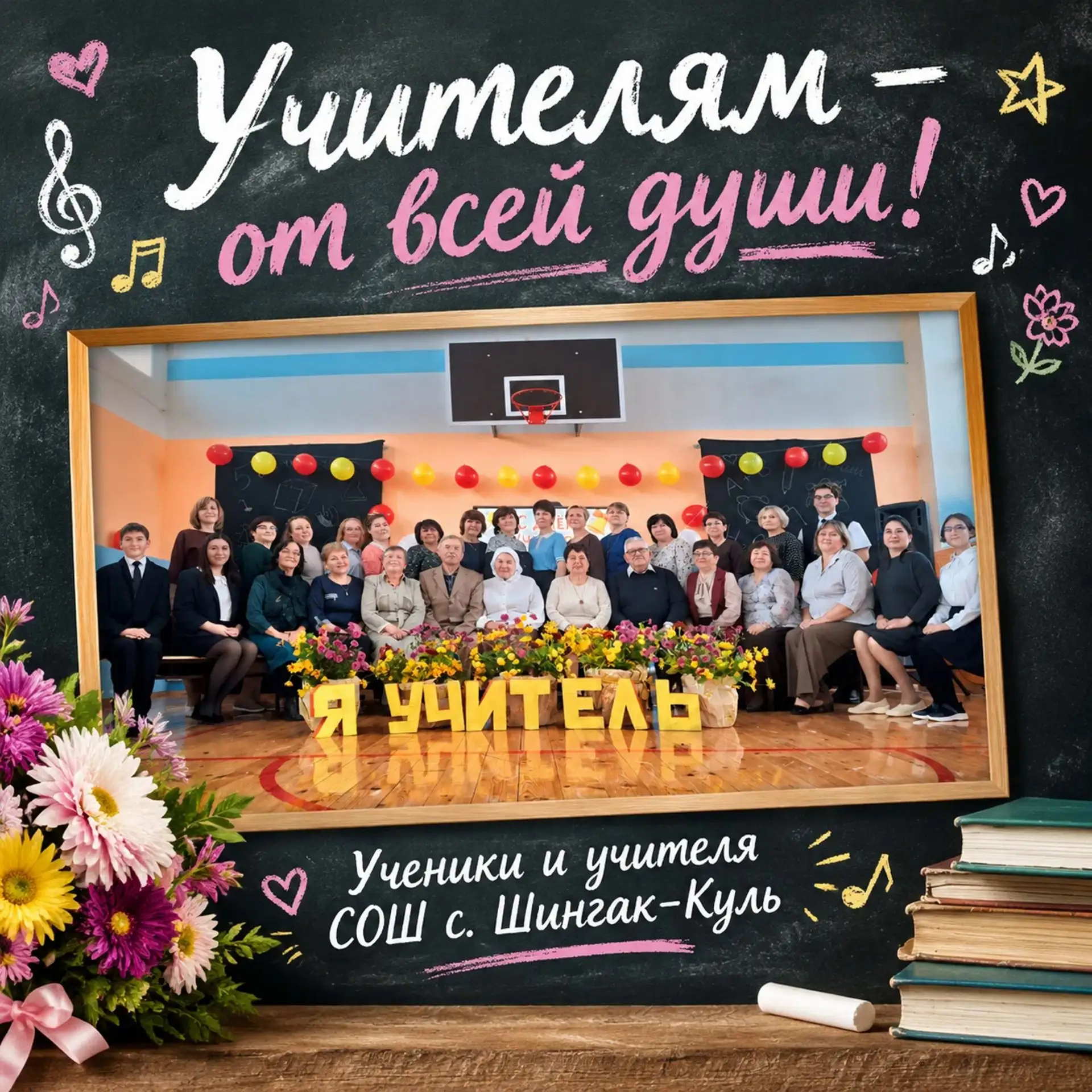 «Учителям — от всей души!» — это музыкальный альбом, созданный учениками и учителями на...