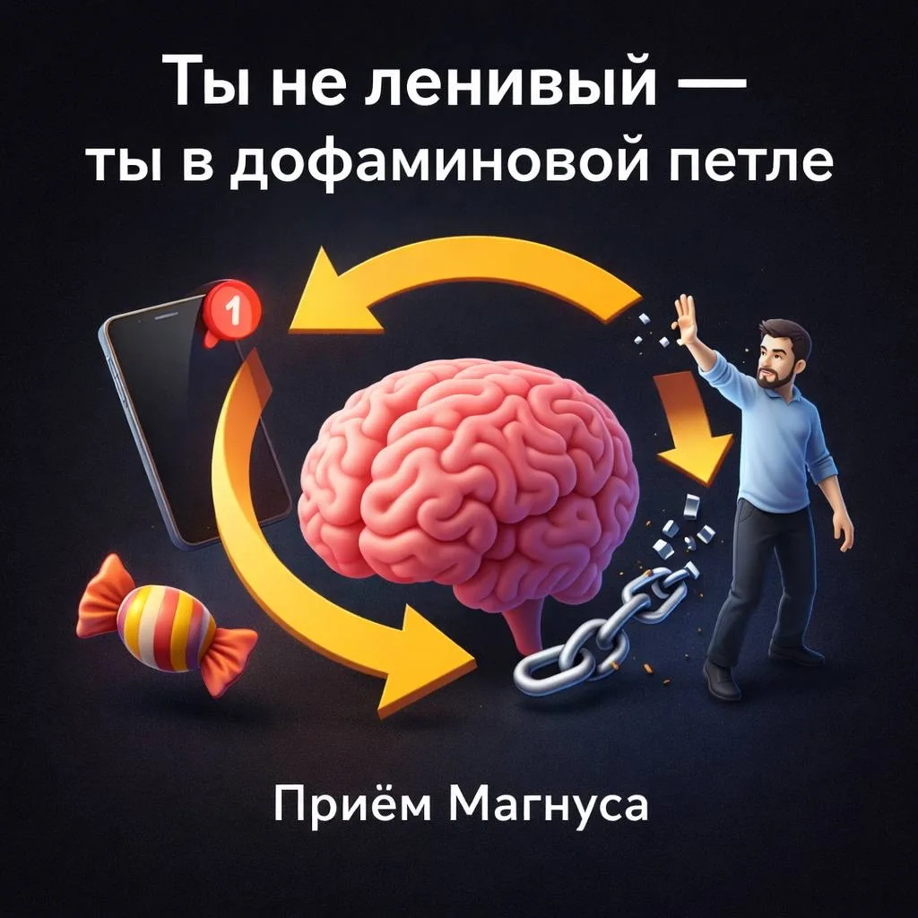 Лень — это диагноз? 🧠 Почему ваш мозг саботирует большие цели
