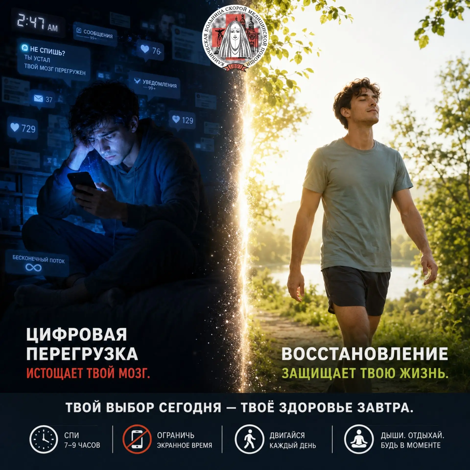 📱 Гаджеты и здоровье: где проходит граница?

🧠 Смартфоны и планшеты стали частью нашей жизни — они