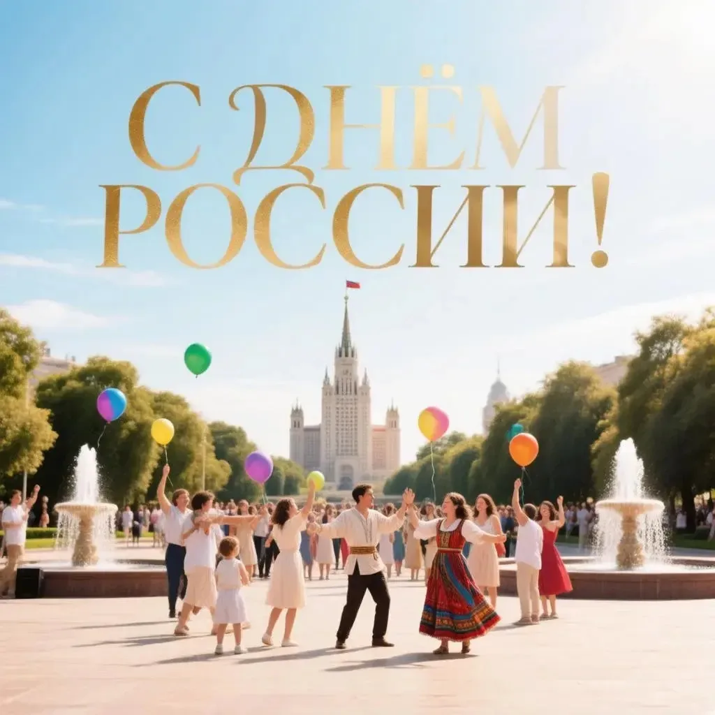 Поздравляем с Днём России!🇷🇺 Пусть мечты в душе цветут, будет лёгкой жизнь, счастливо...