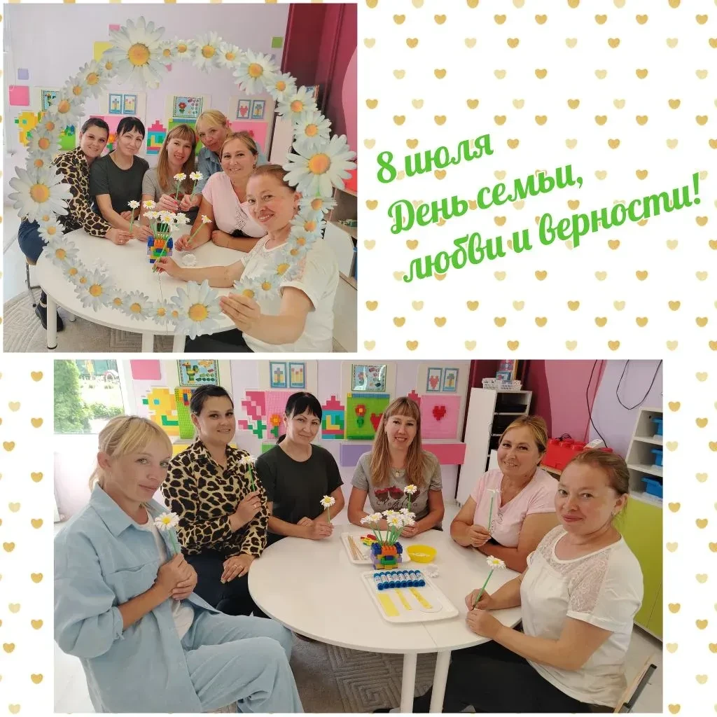 Сегодня с активистками женского движения провели мастер-класс, посвященный Дню семьи, любви и вернос