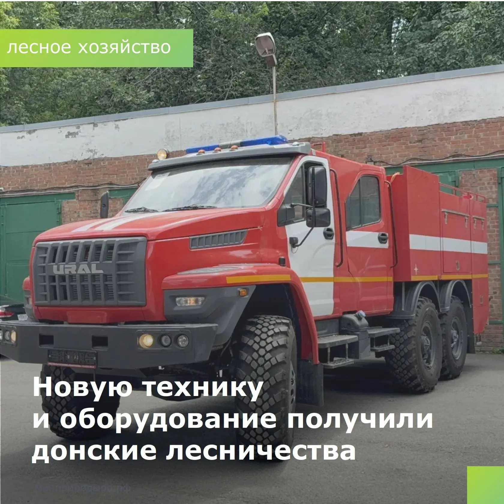 🌲 Донские лесничества получили новую технику и оборудование

В подведомственные министерству природ