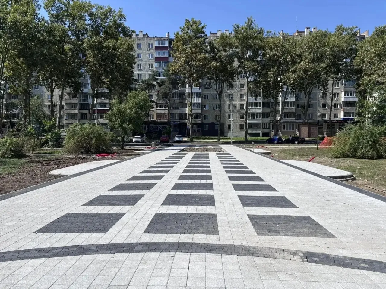 🌳В Белореченске продолжается благоустройство Парка Белореченской культуры