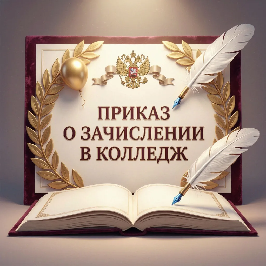 Приказ о зачислении абитуриентов в ГБПОУ «СПК» в 2026-2027 учебном году за счет средств...
