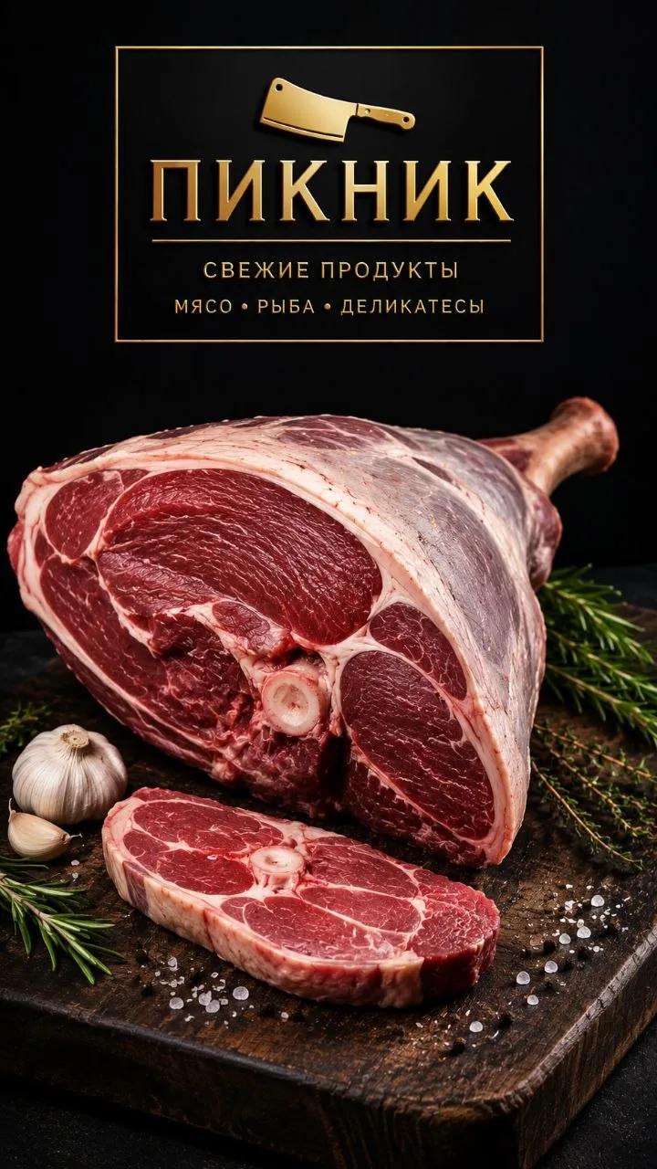 🥩 Окорок барана на кости 🥩