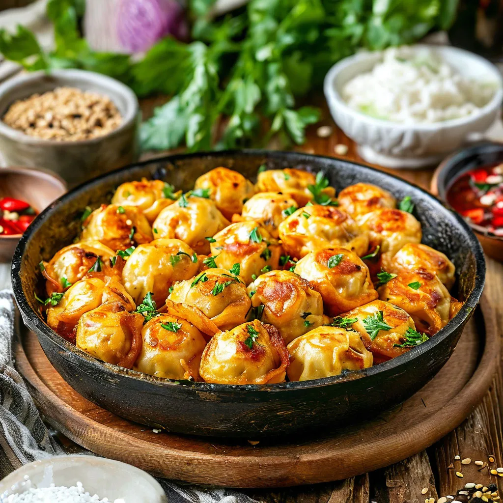 🍲🥟 Любите пельмени, но хотите попробовать что-то новое? Попробуйте жареные пельмени!