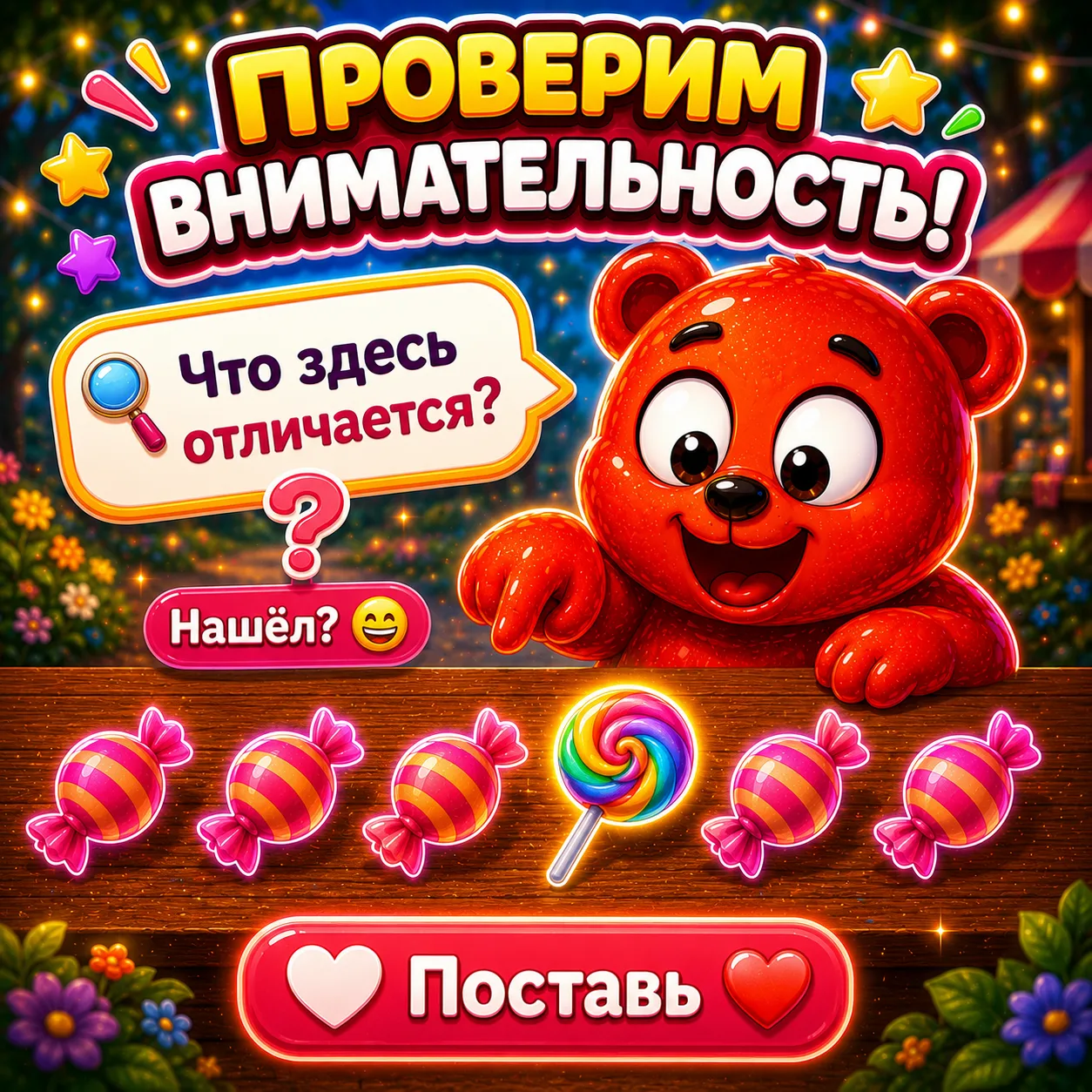 🧠🐻 Проверим внимательность!