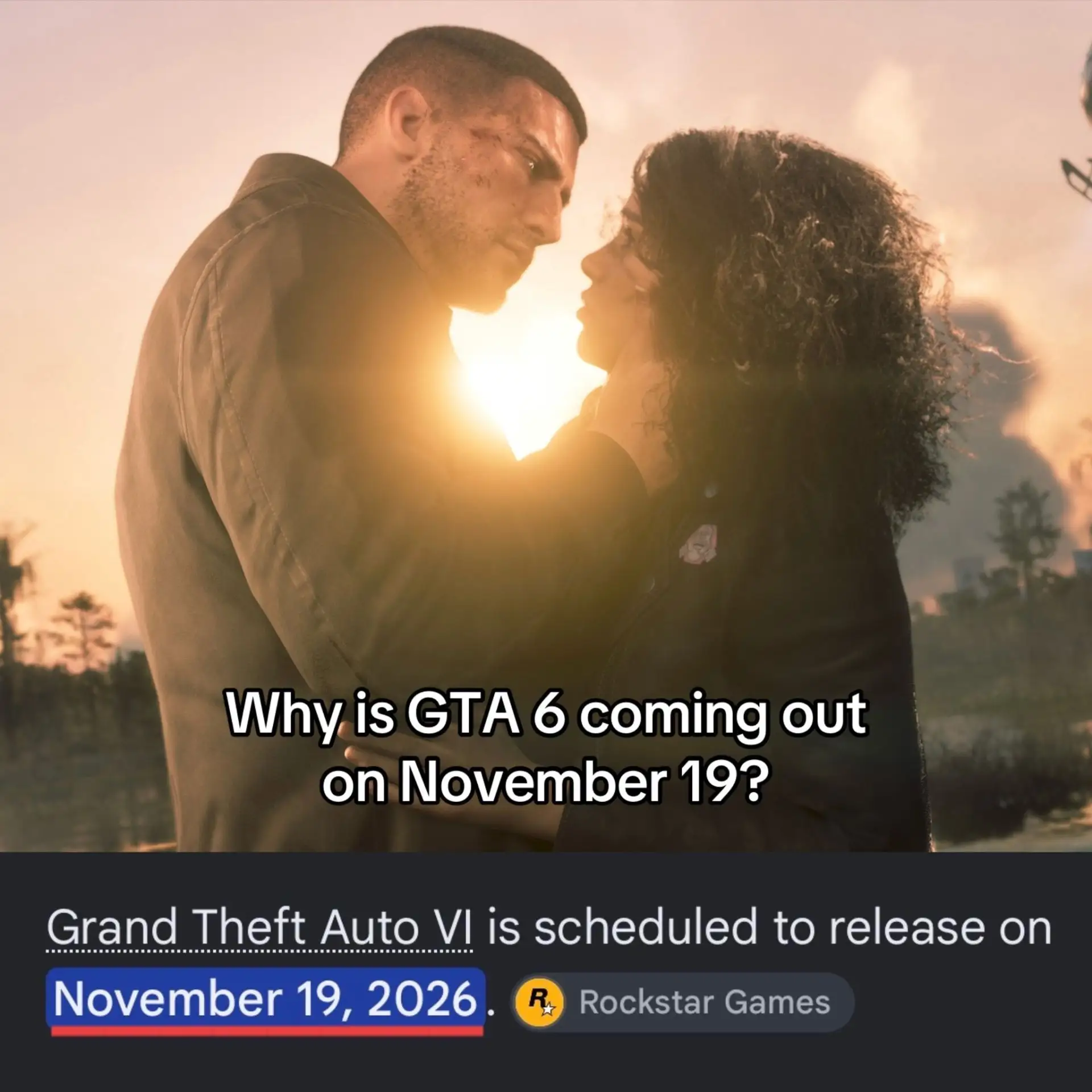 Фанаты нашли возможный скрытый смысл в дате выхода GTA VI 👀
