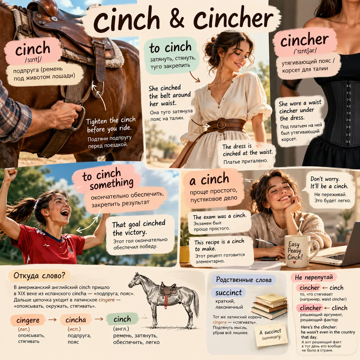 Cinch /sɪntʃ/