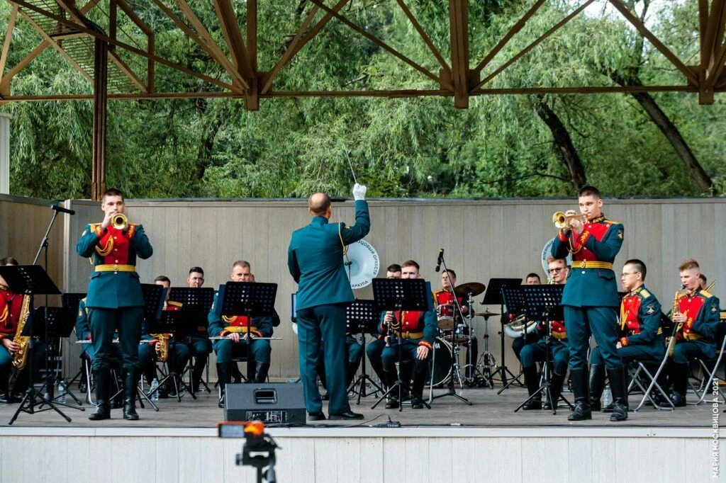 Выступление военного оркестра Преображенского полка 🎺🎶