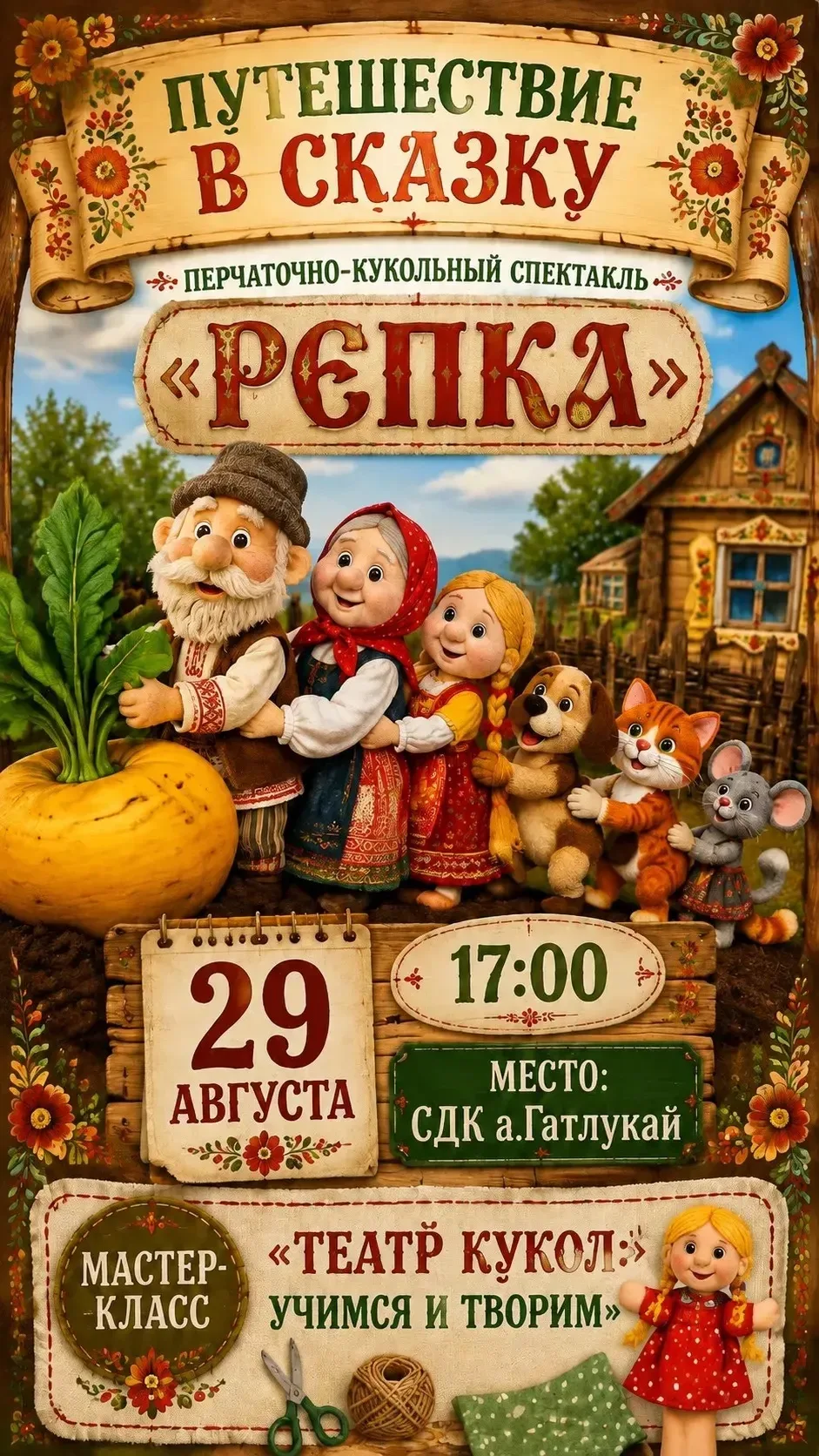🎭✨ СКАЗКА, КОТОРУЮ МОЖНО СОЗДАТЬ СВОИМИ РУКАМИ!