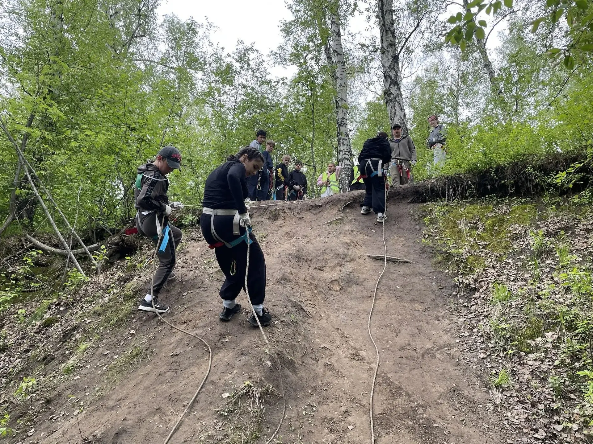🌳 Турслет в Бугринской роще: первые шаги юных туристов! 🎒✨  20 мая ученики нашей школы совершили нез