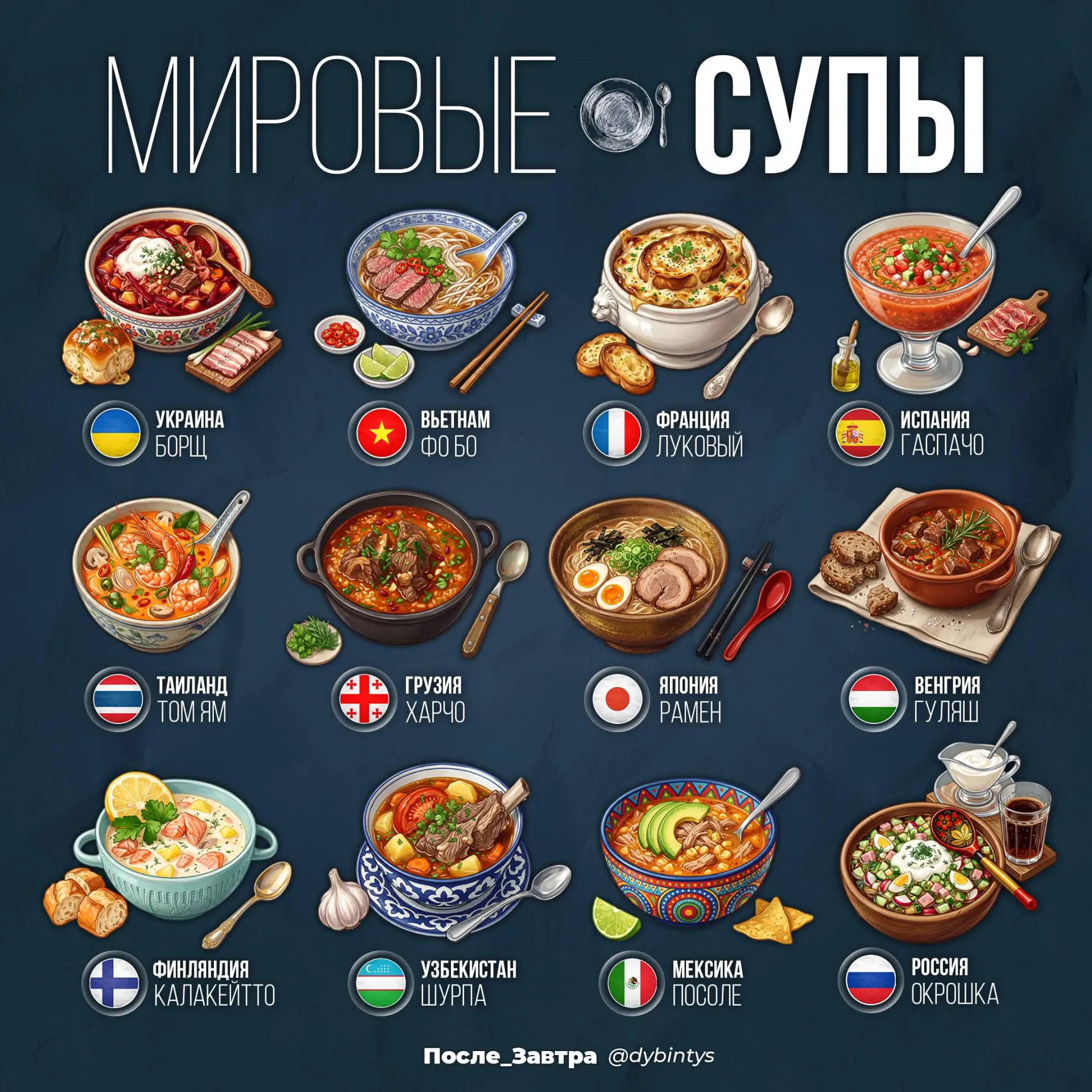 🍲 Дай попробовать твой… суп и я расскажу про твою страну 🌍