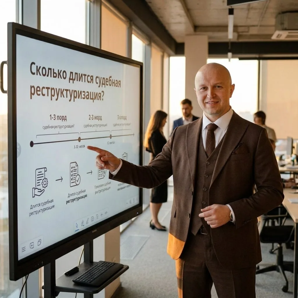 Сколько на самом деле длится судебная реструктуризация долгов? ⚖️