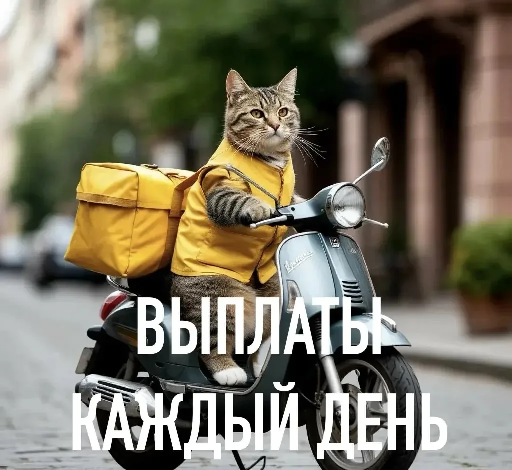 ❗️Подработка курьером без опыта с ежедневными выплатами❗️