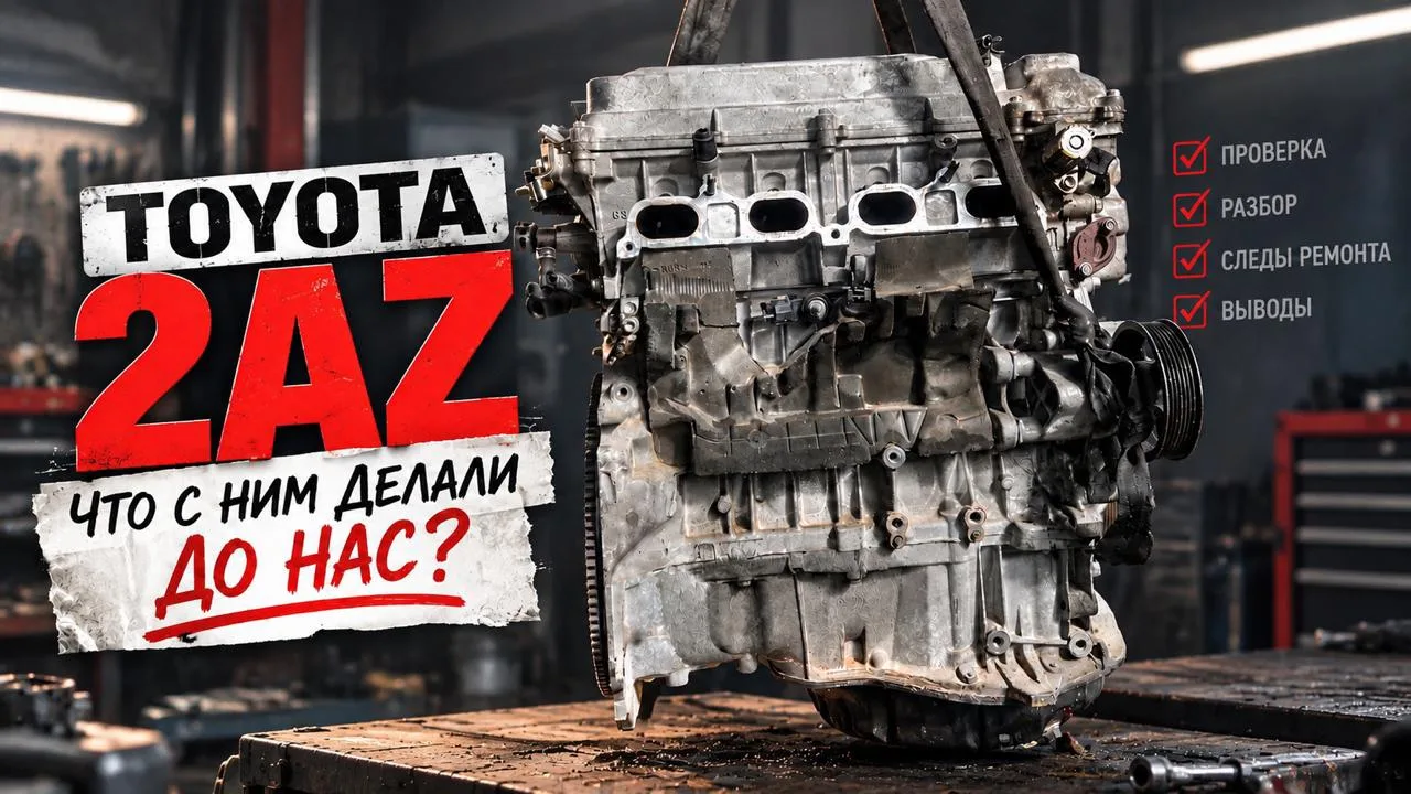Кажется, этот 2AZ повидал в жизни больше, чем хотел..