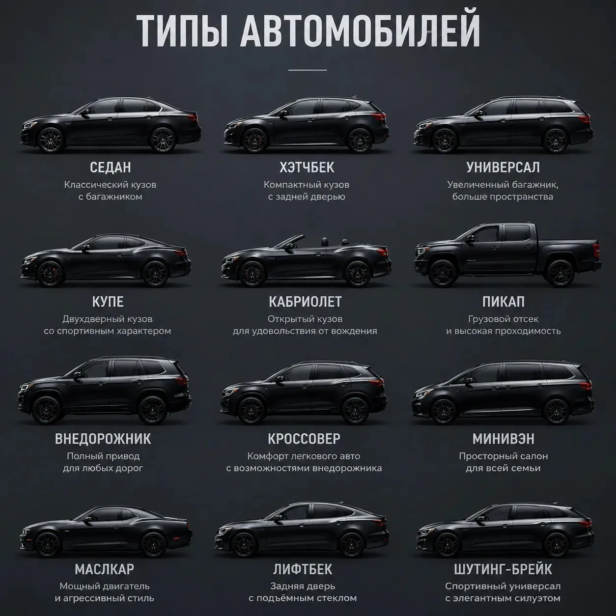 🖇 Опрос: какой тип автомобиля вам по душе?
