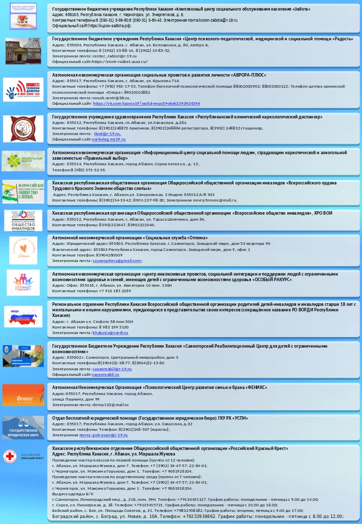 📝Минтруд Хакасии разработал ресурсную карту — это актуальный справочник, содержащий сп...