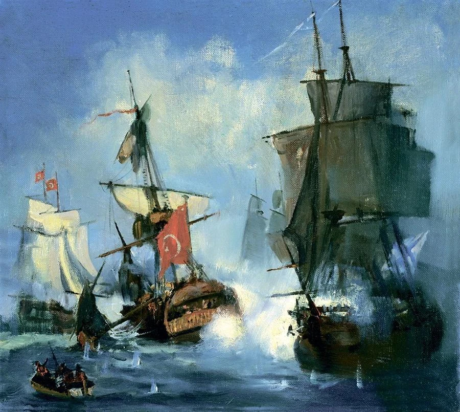 🚢 Боевой дебют Черноморского флота: сражение у острова Фидониси, 14 июля 1788 года
