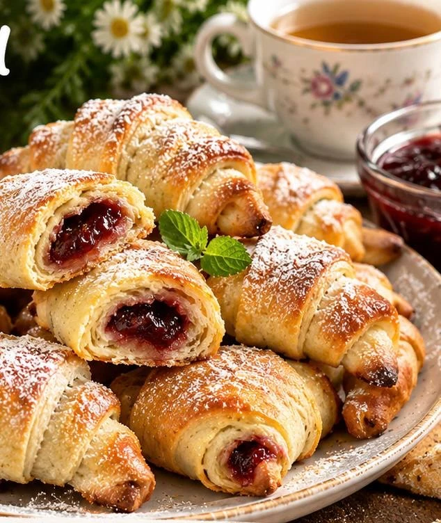Рогалики с вареньем.