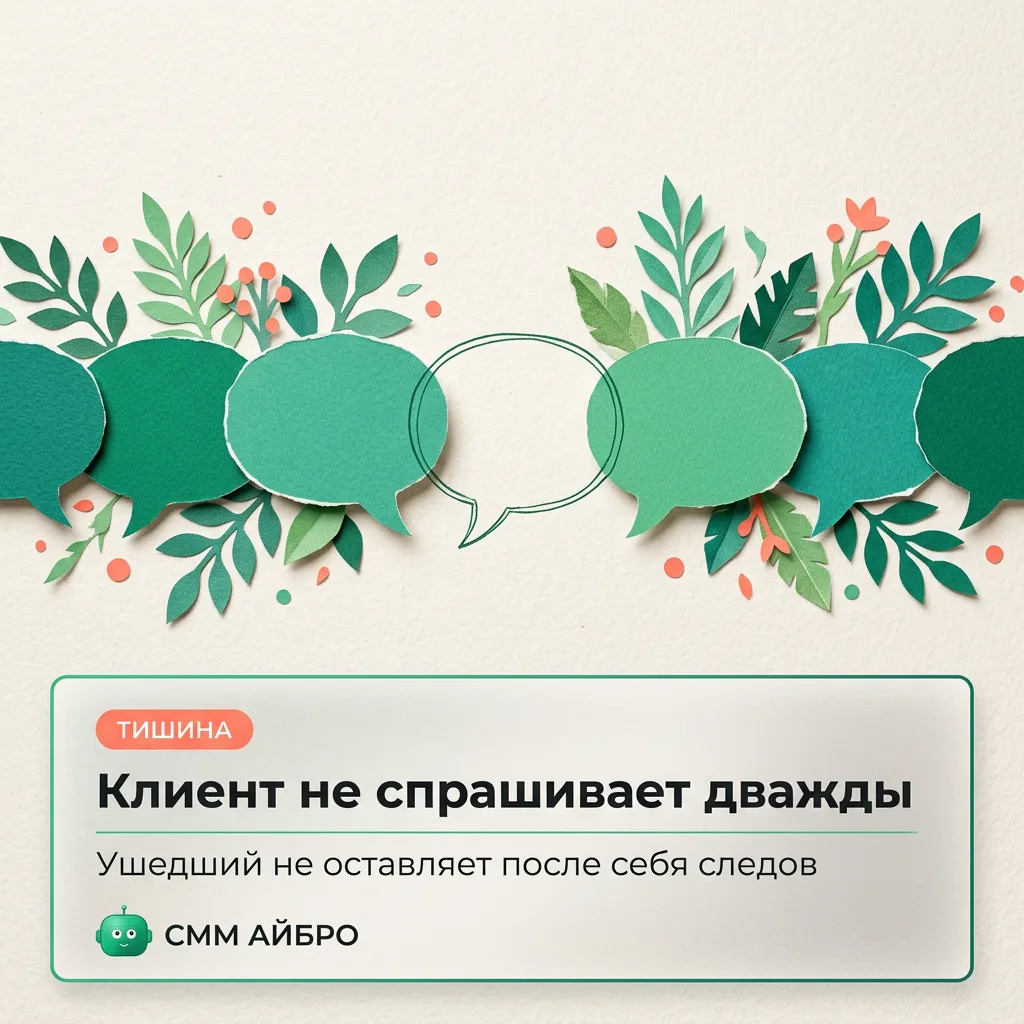 🌿 Клиент не спрашивает дважды