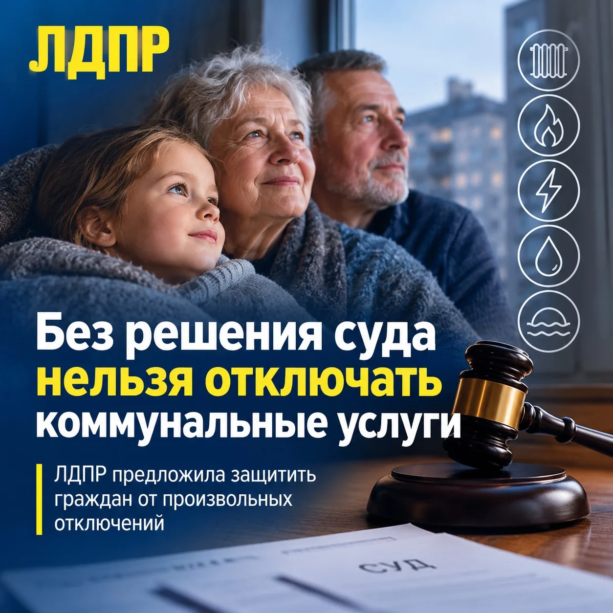 Здесь совершенно очевидно, что вопрос коммунальных долгов нельзя сводить к простой форм...