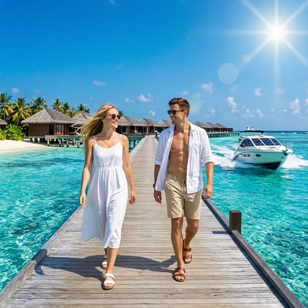 🌴 Мальдивы — это воплощение мечты об идеальном отдыхе. Белоснежные пляжи, прозрачная в...
