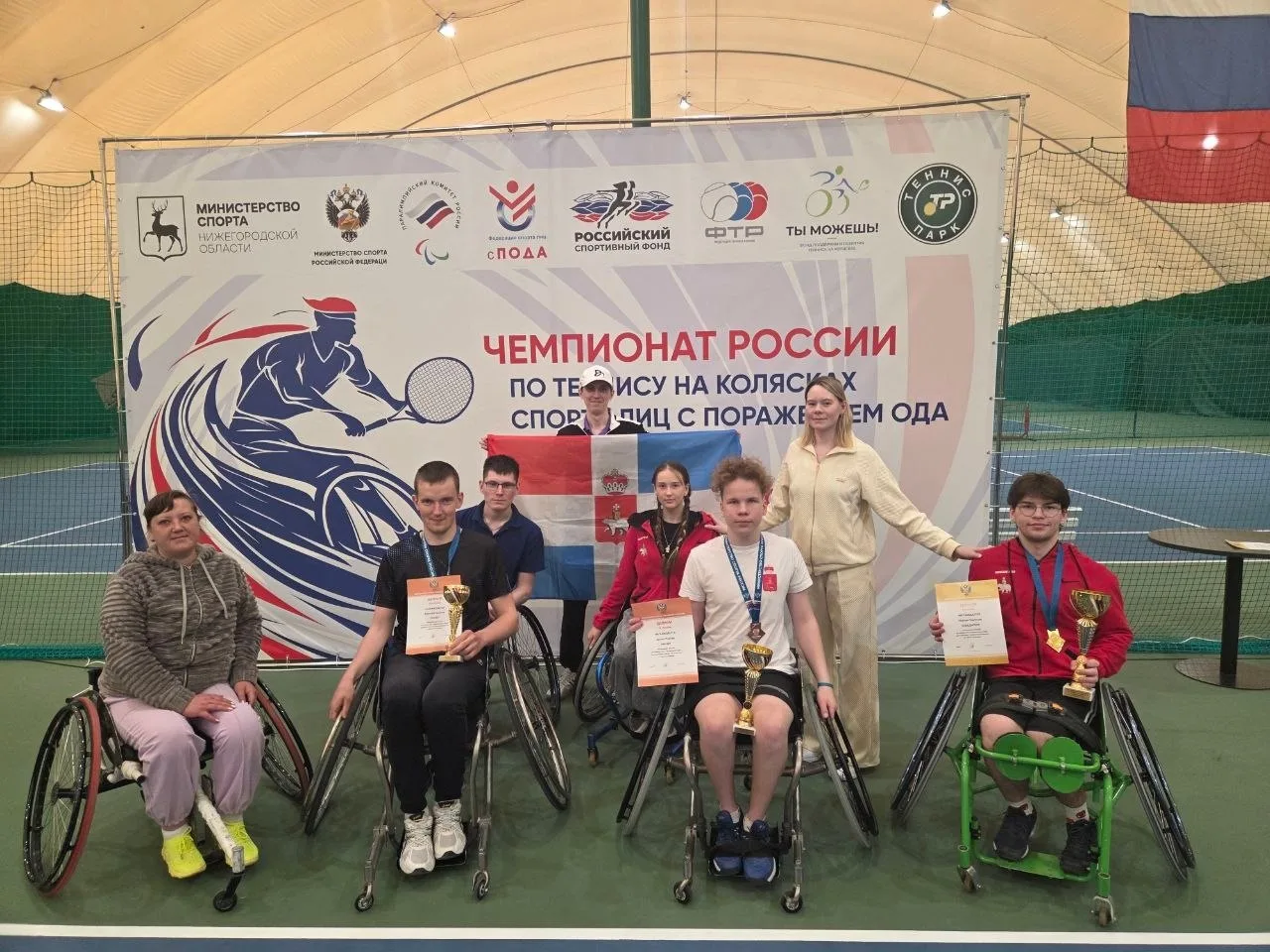 🎾С 5 по 11 мая в Нижнем Новгороде состоялся Чемпионат России по спорту лиц с поражение...