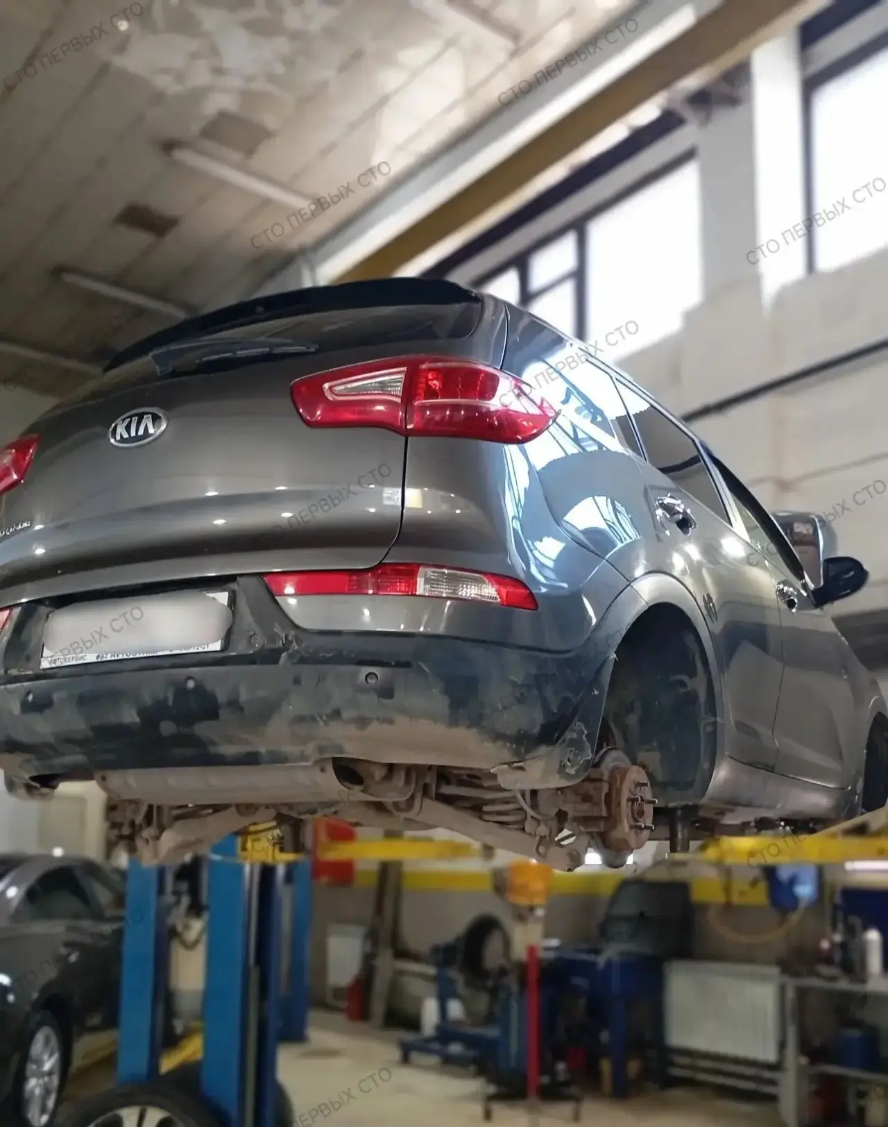 🛠 Kia Sportage: большой тормозной апгрейд + передняя ступица с демонтажом раздатки