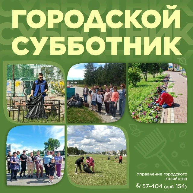 Приглашаем всех желающих на общегородской субботник!