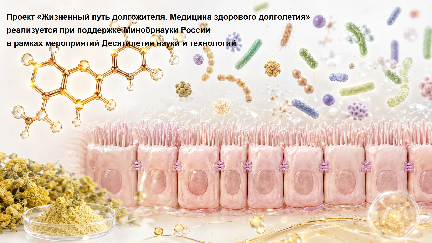 #новостинауки
  
📝 КВЕРЦЕТИН С УЛУЧШЕННОЙ УСВОЯЕМОСТЬЮ ТОРМОЗИТ СТАРЕНИЕ ЧЕРЕЗ КИШЕЧНУЮ МИКРОБИОТУ

