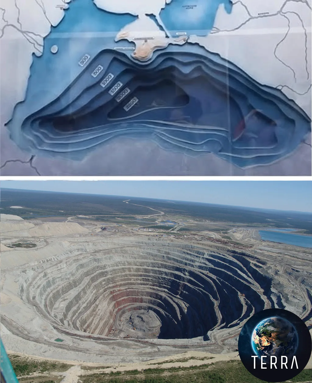 😱 Если из чёрного моря слить всю воду - это будет гигантский карьер. Но самое странное...