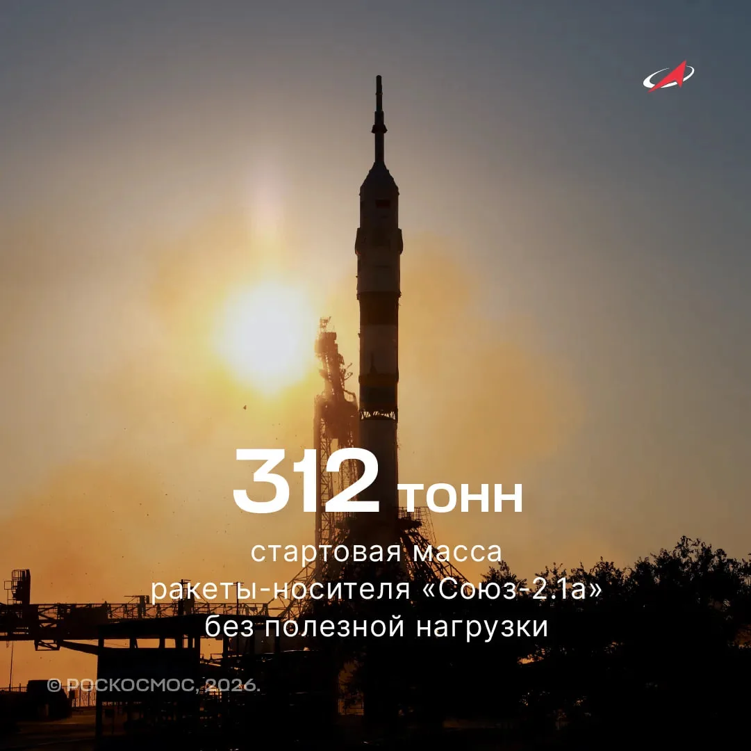 Математика космической техники: сколько весила при старте ракета-носитель (РН), отправившая экипаж М